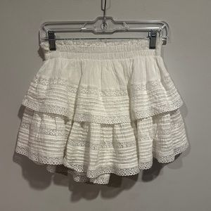 Aerie rock ’n’ ruffle skirt
